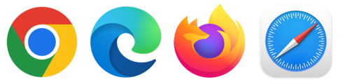 Browsers (Chromium, Firefox, WebKit)